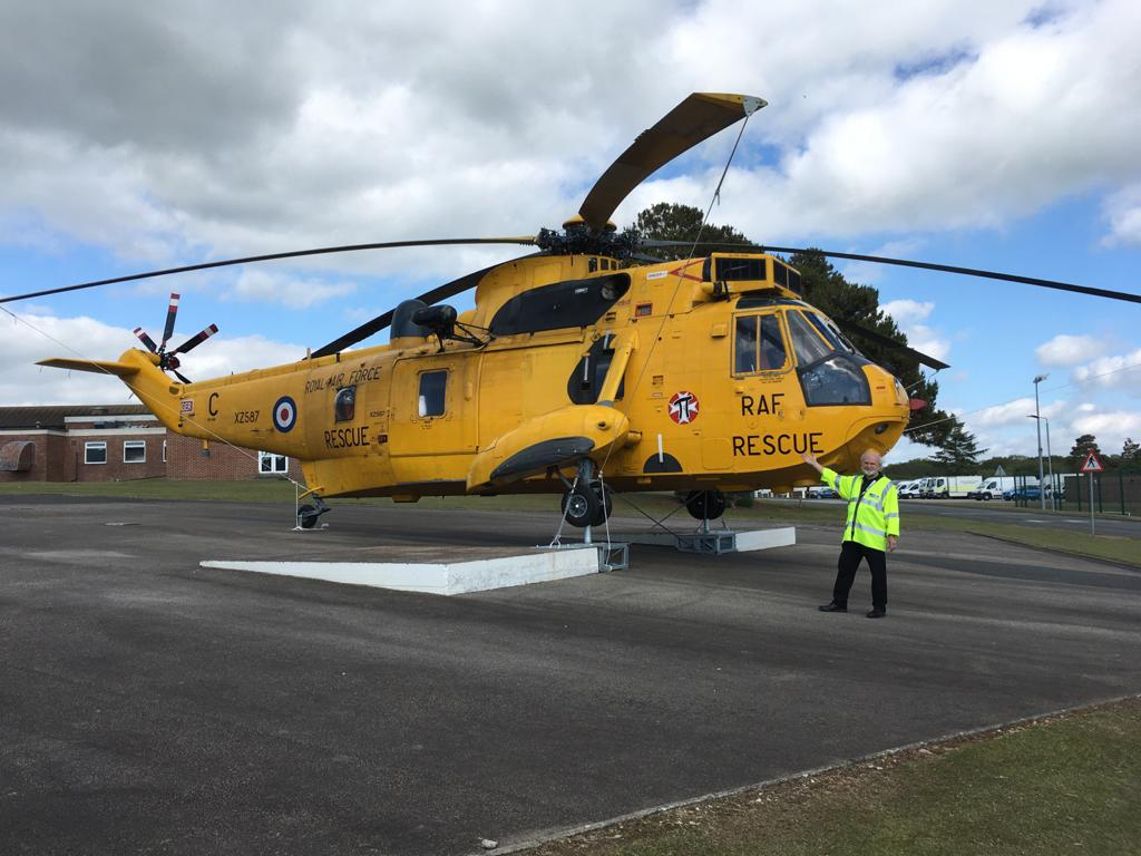 Michael Barrett Roger at RAF St. Mawgen